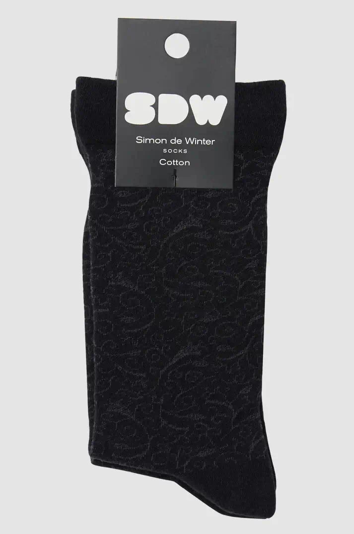 Simon de Winter - 2 Pack Women&#39;s Circulation Comfort Cotton Crew Socks