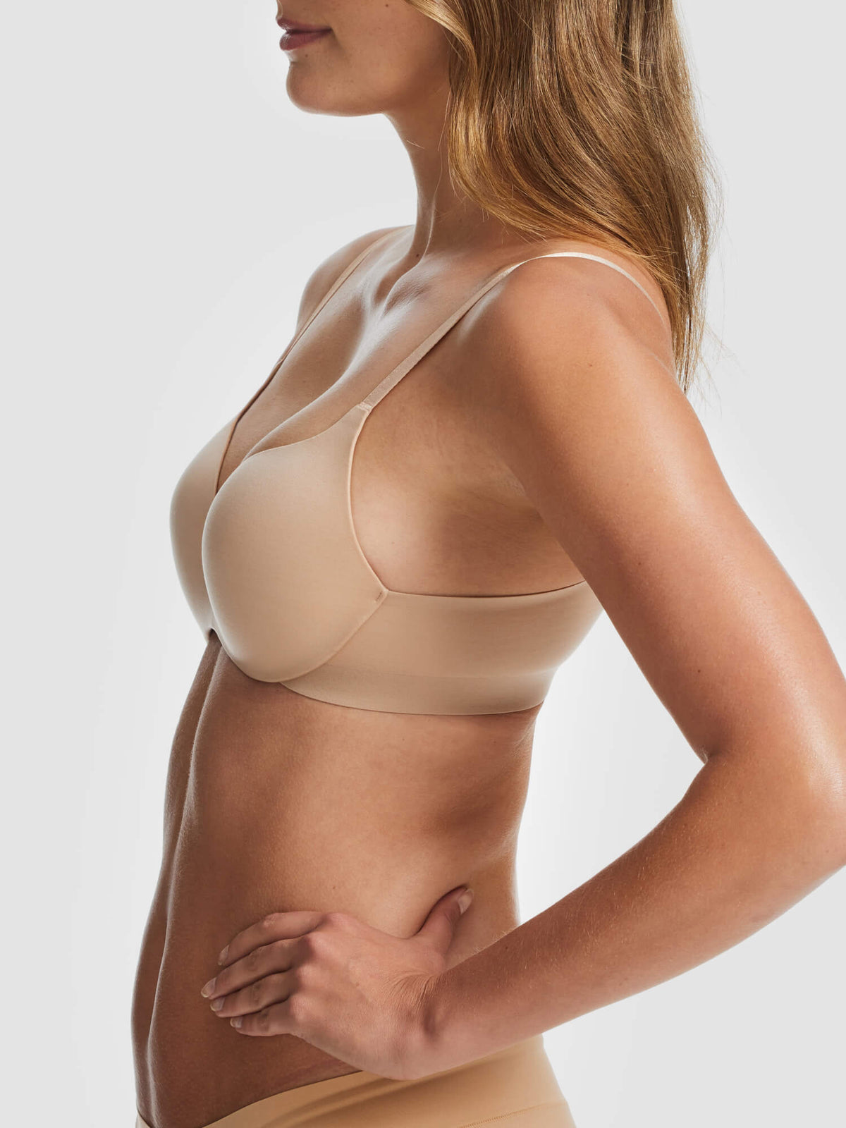 Bodysense T Shirt Gel Bra in Caramel - Fine Lines Lingerie