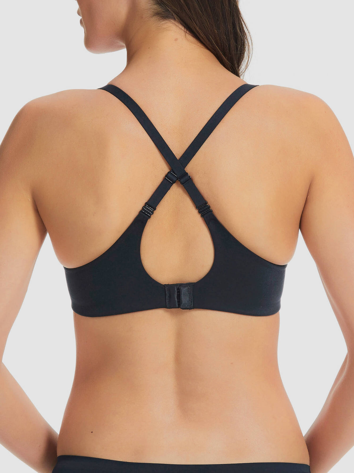 2-pack Memory Full Coverage Bra in Black/Nude by Fine Lines Lingerie