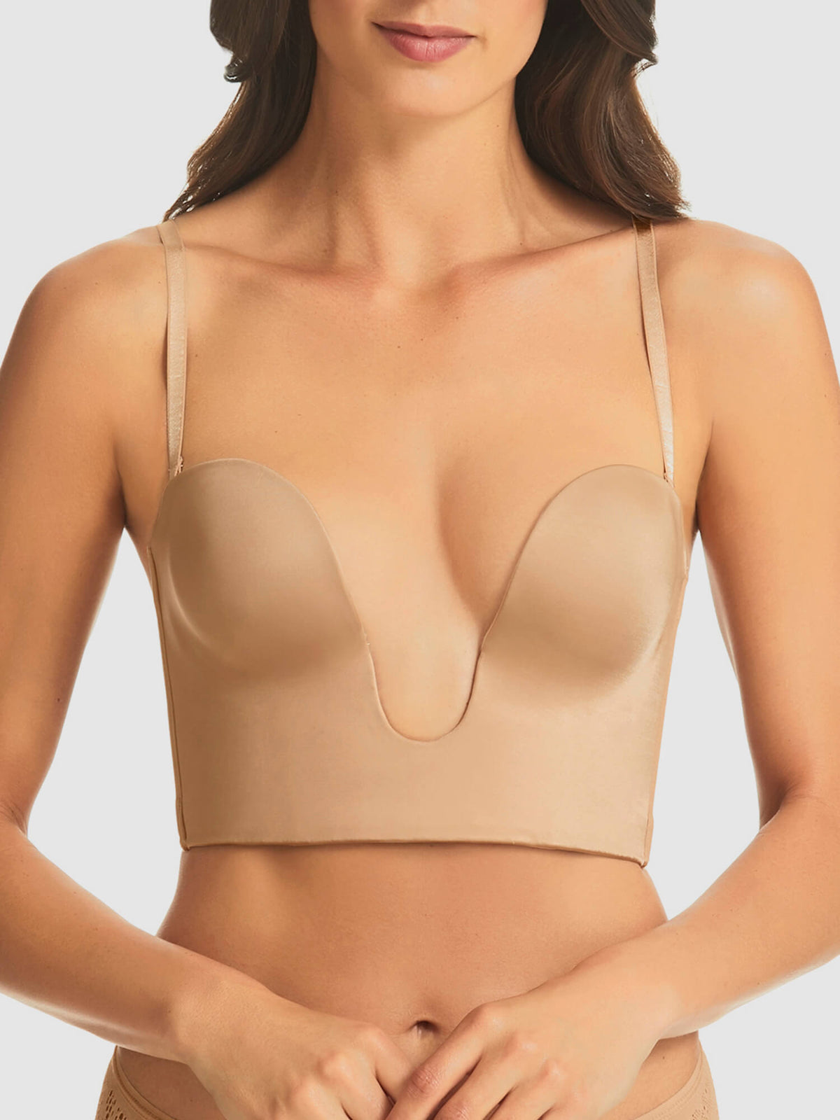Refined Strapless Plunge Bustier - RL029A
