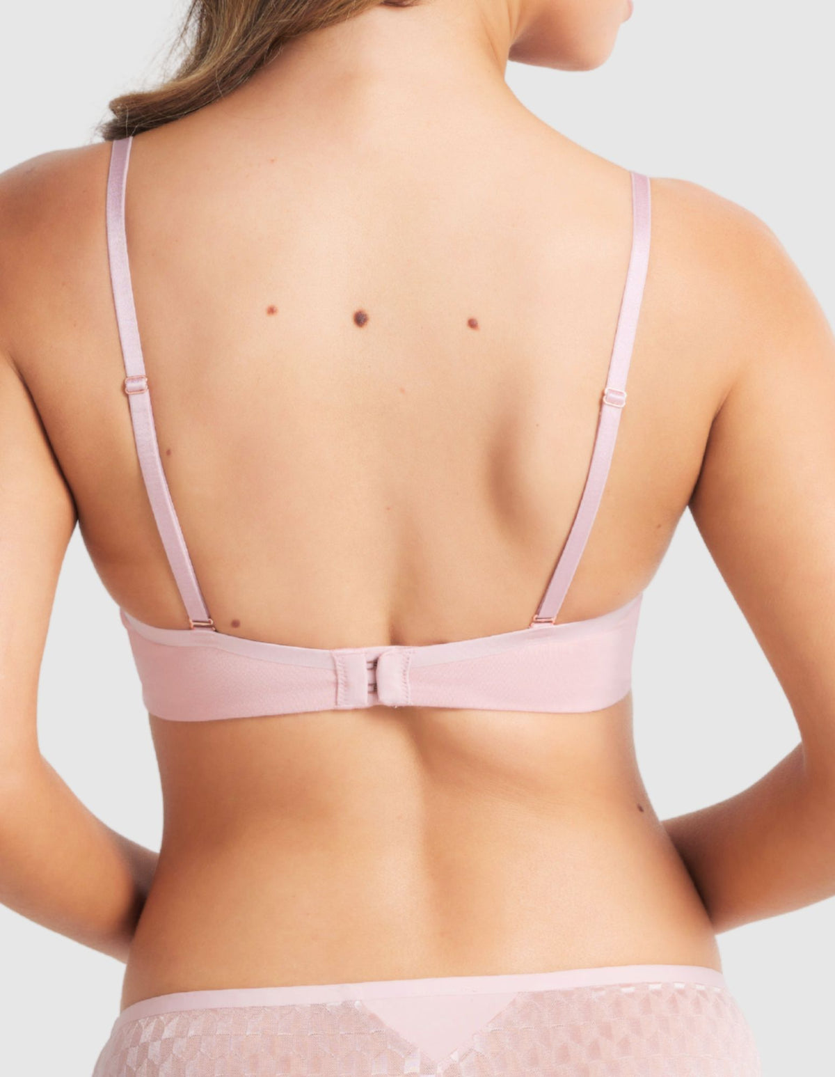 Australian Cotton Plunge Bra in Orchid by Fine lines Lingerie