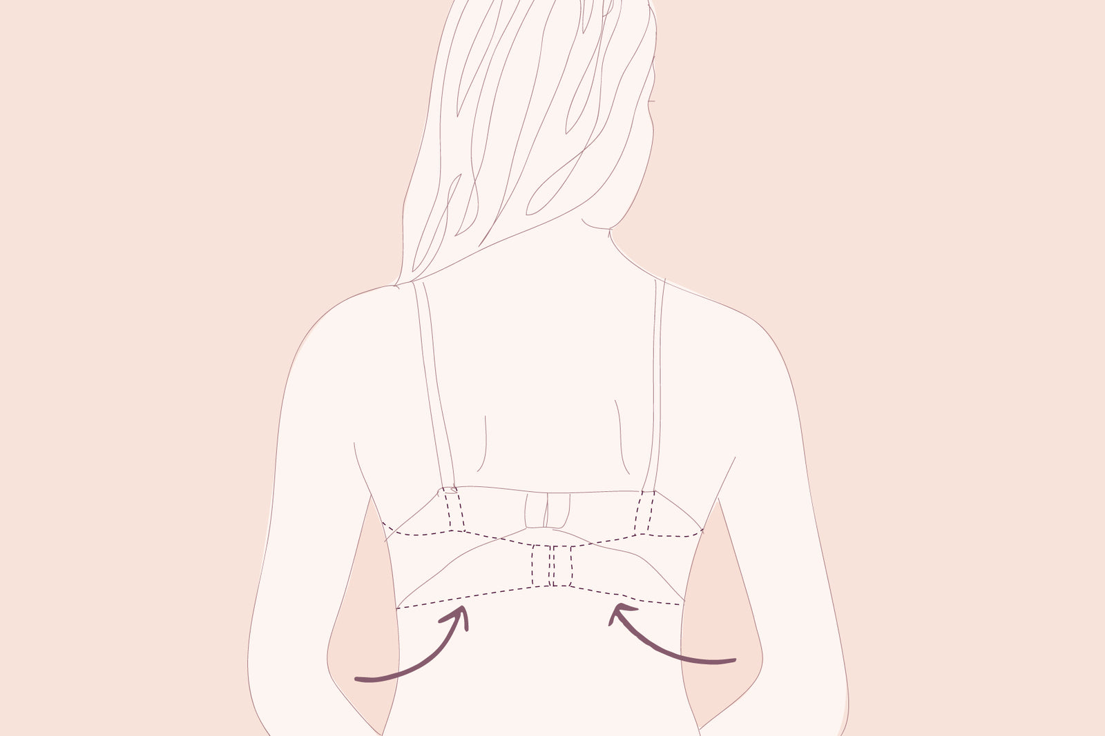 How to avoid outlines of bra which show through tops and t-shirts