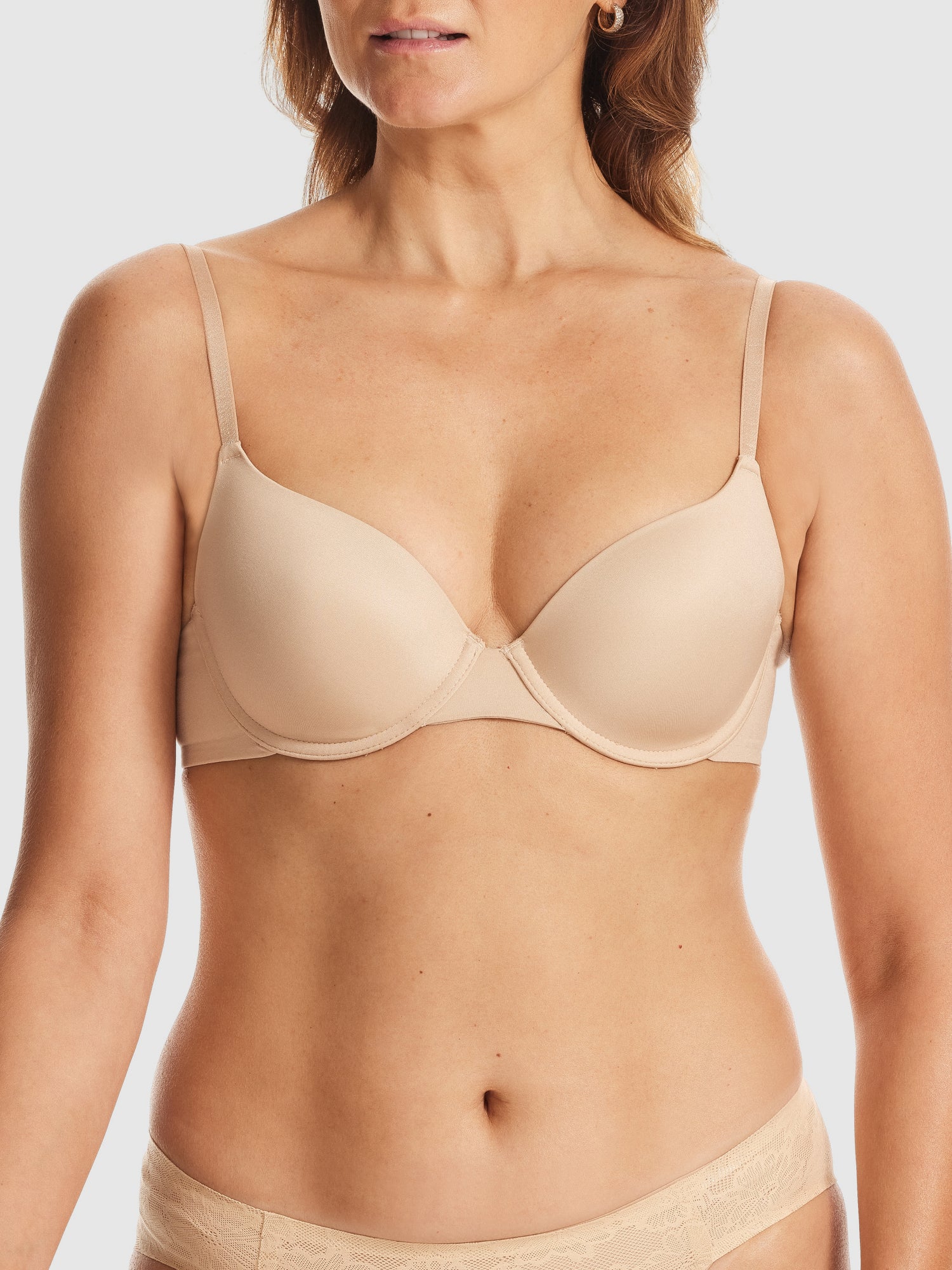 NEW Attitude Moulded T-Shirt Bra in Nude by Fine Lines Lingerie