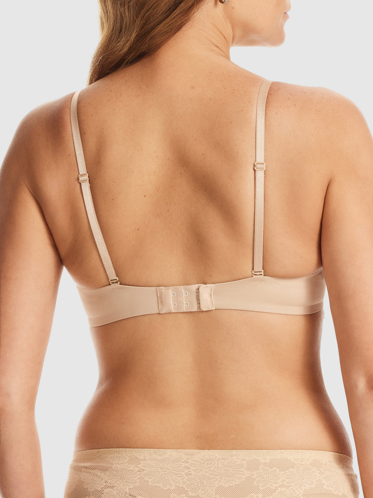 NEW Attitude Wireless Plunge Bra in Nude by Fine Lines Lingerie