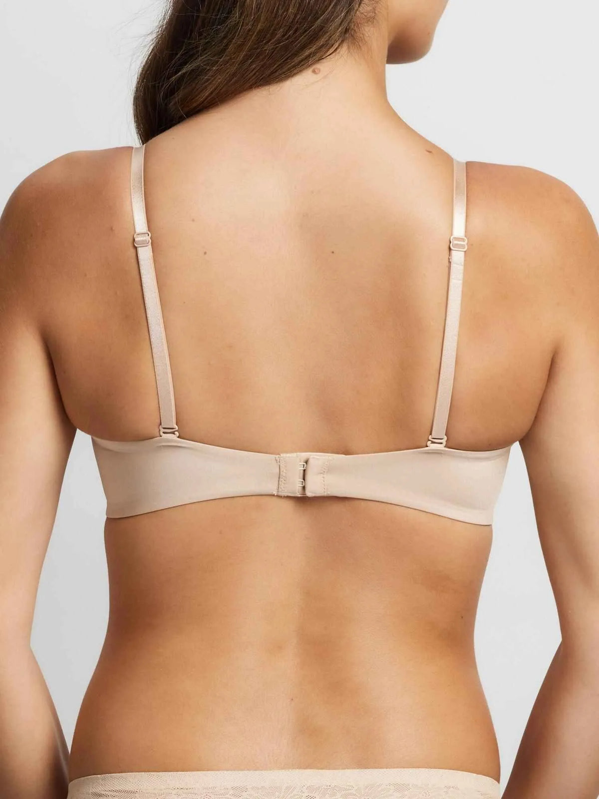 Attitude Square Neck Balconette Bra in Nude by Fine Lines Lingerie