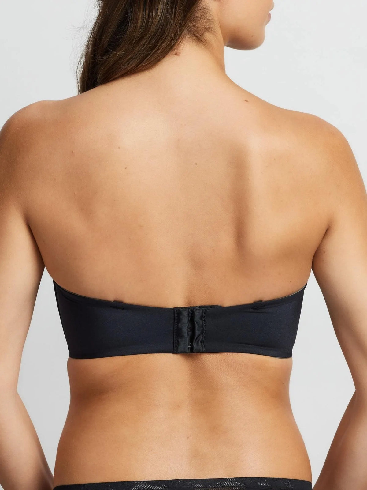 Attitude Strapless Bandeau Bra in Black by Fine Lines Lingerie