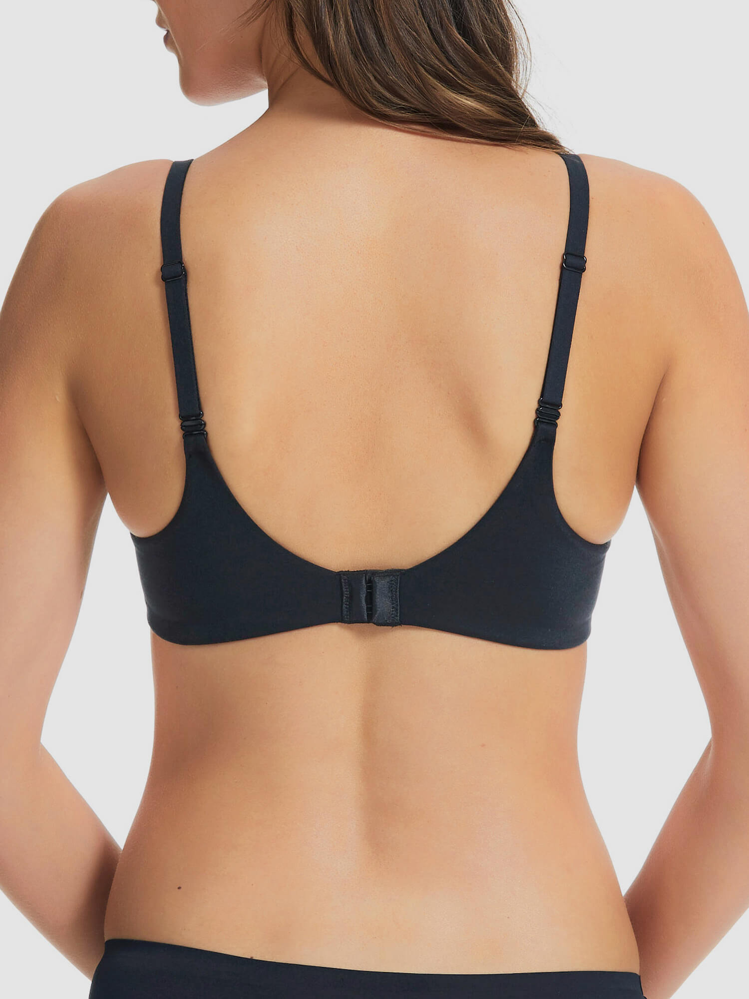2-pack Memory Full Coverage Bra in Black/Nude by Fine Lines Lingerie
