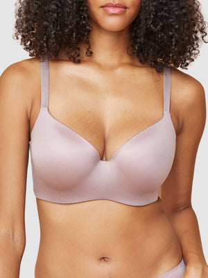 Fine Lines Women's Memory Blessed Full Coverage D+ Bra - Smokey Blue - Size  10DD
