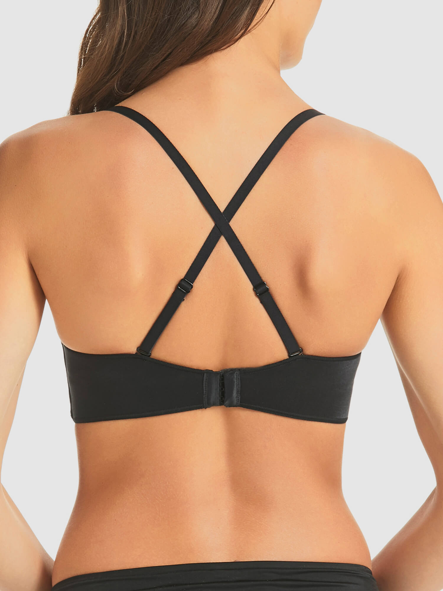 Memory Strapless Bra in Black by Fine Lines Lingerie