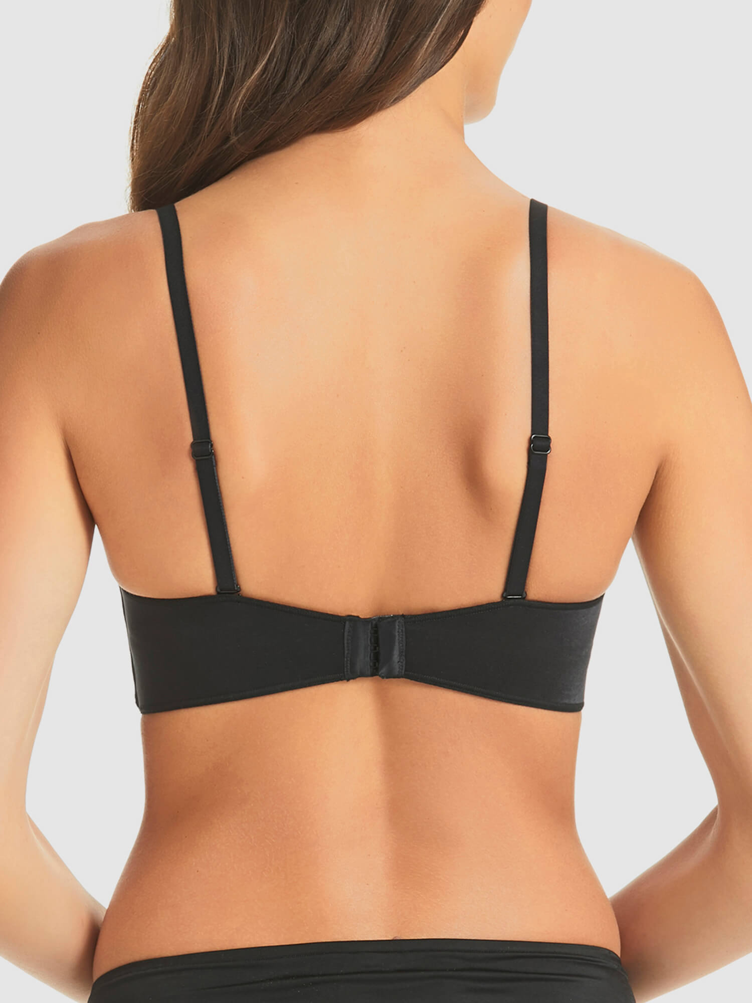 Memory Strapless Bra in Black by Fine Lines Lingerie