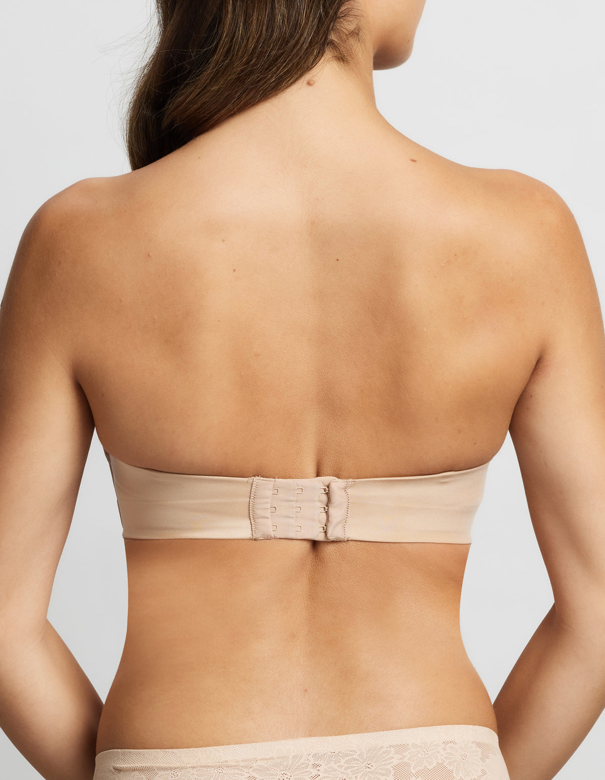 Refined Wireless Strapless Bra in Nude by Fine Lines Lingerie - Back