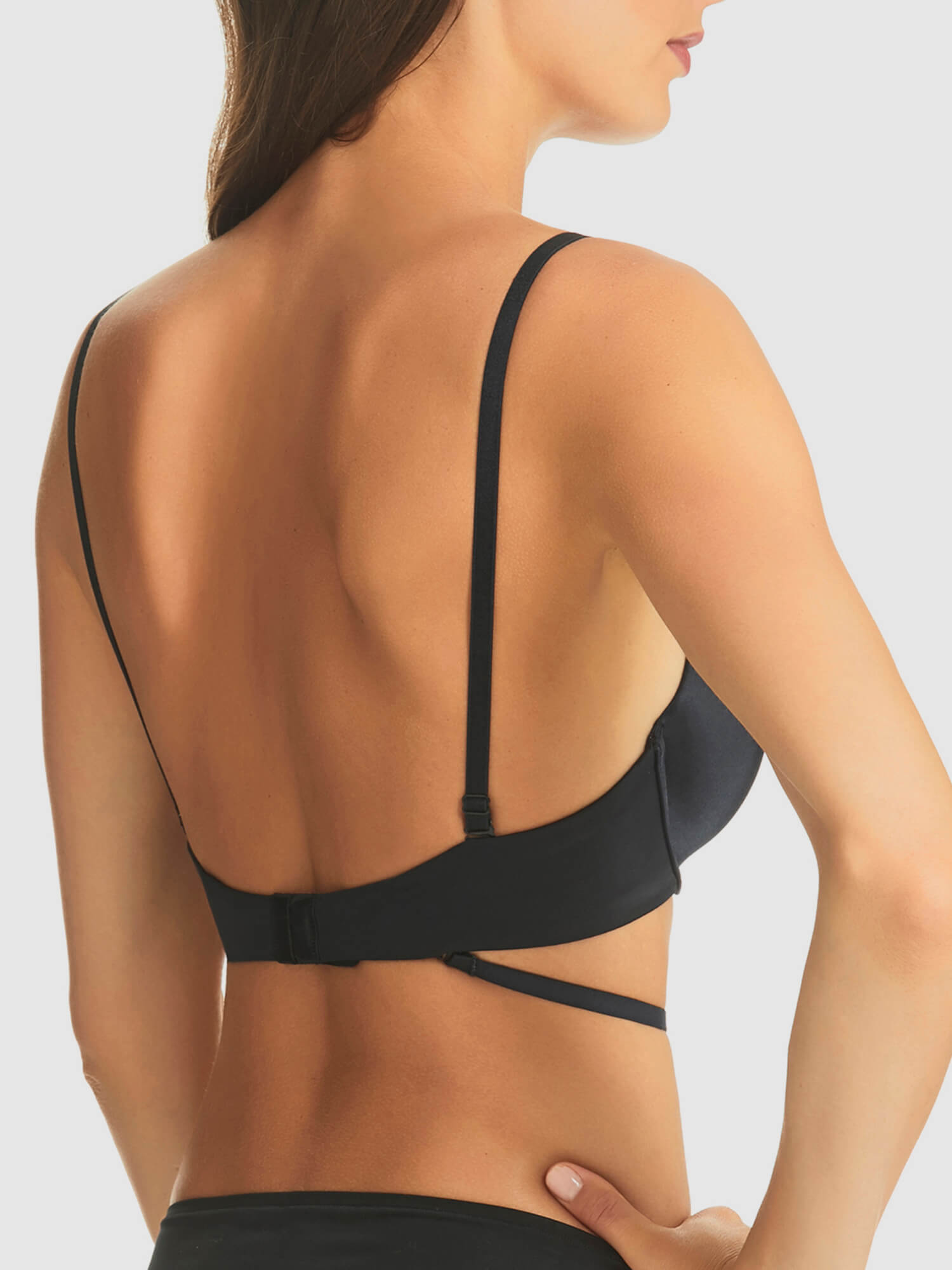 Refined 5 Way Convertible Bra in Black by Fine Lines Lingerie