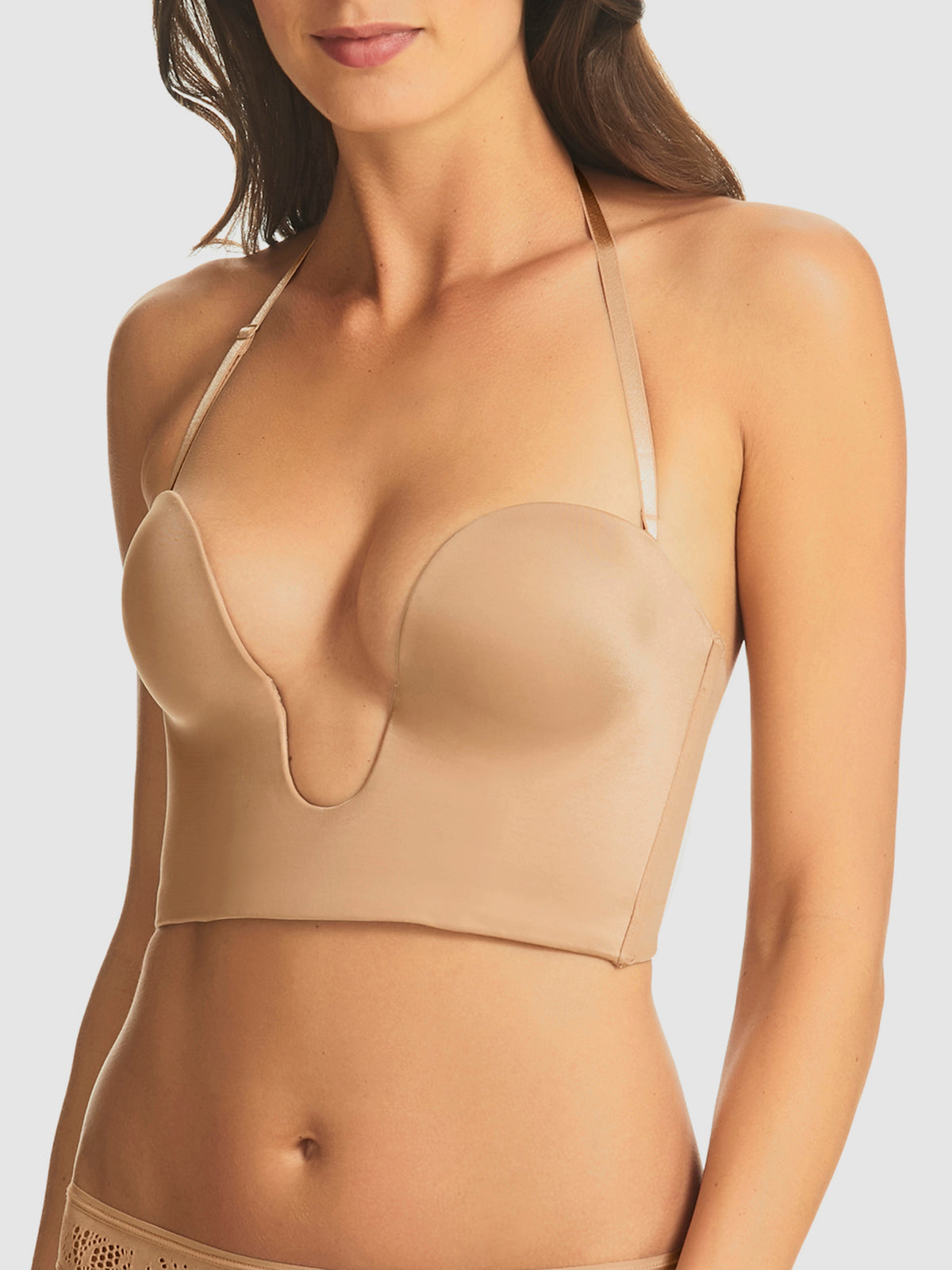 Refined Strapless Plunge Bustier - RL029A