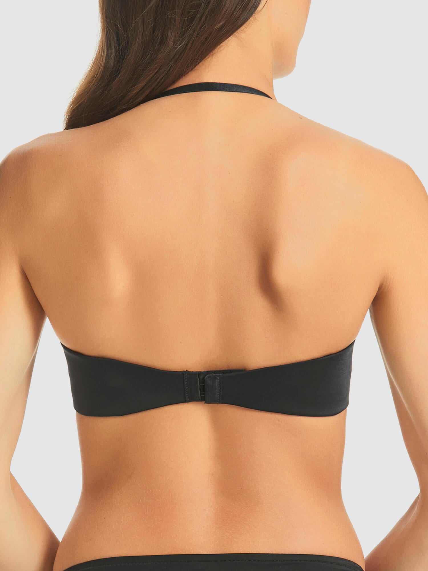 Refined 6-Way Black Plunge Strapless Bra by Fine Lines Lingerie