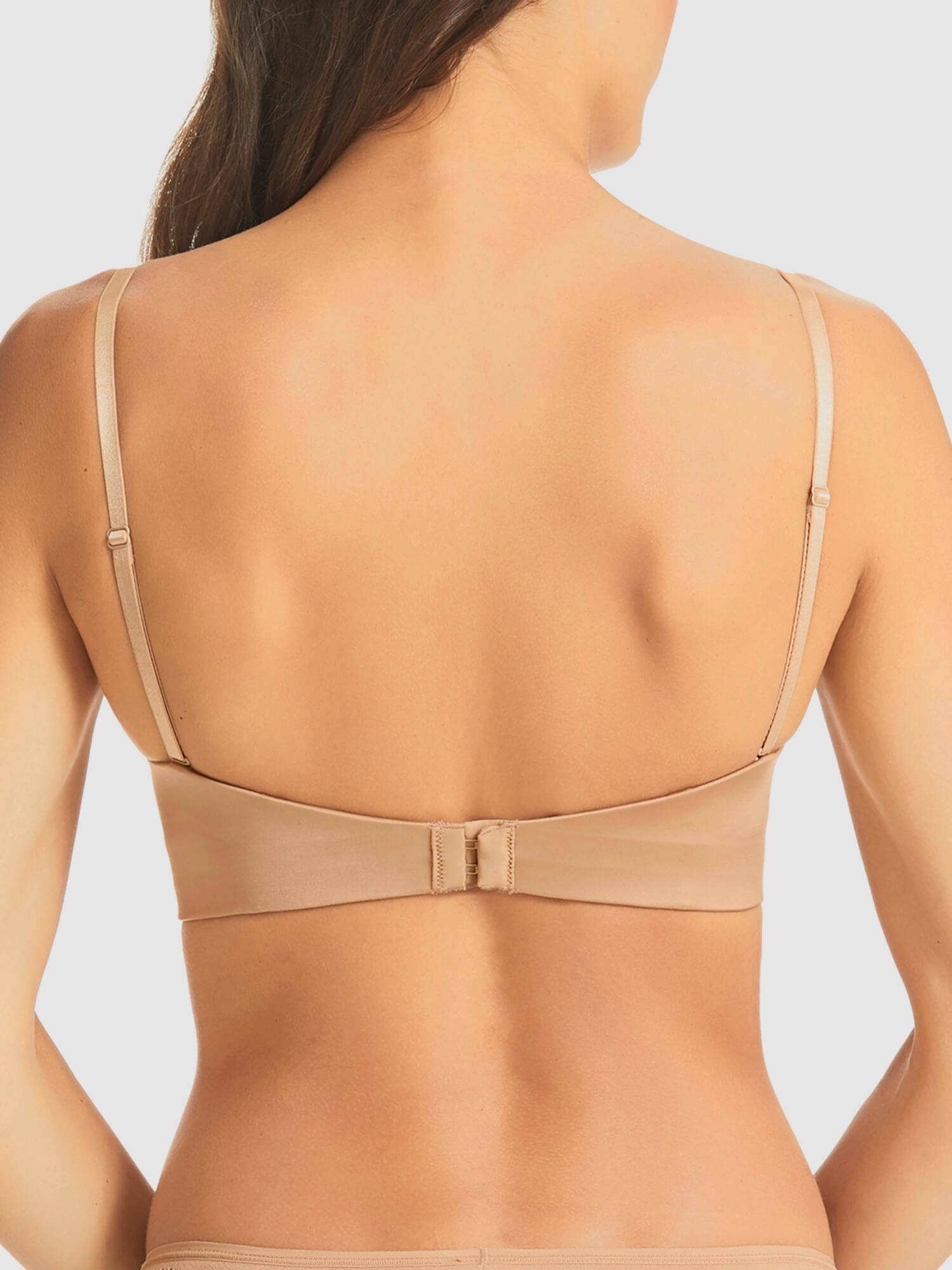 Fine Lines Refined 6 Way Low Cut Convertible Strapless Bra in Nude