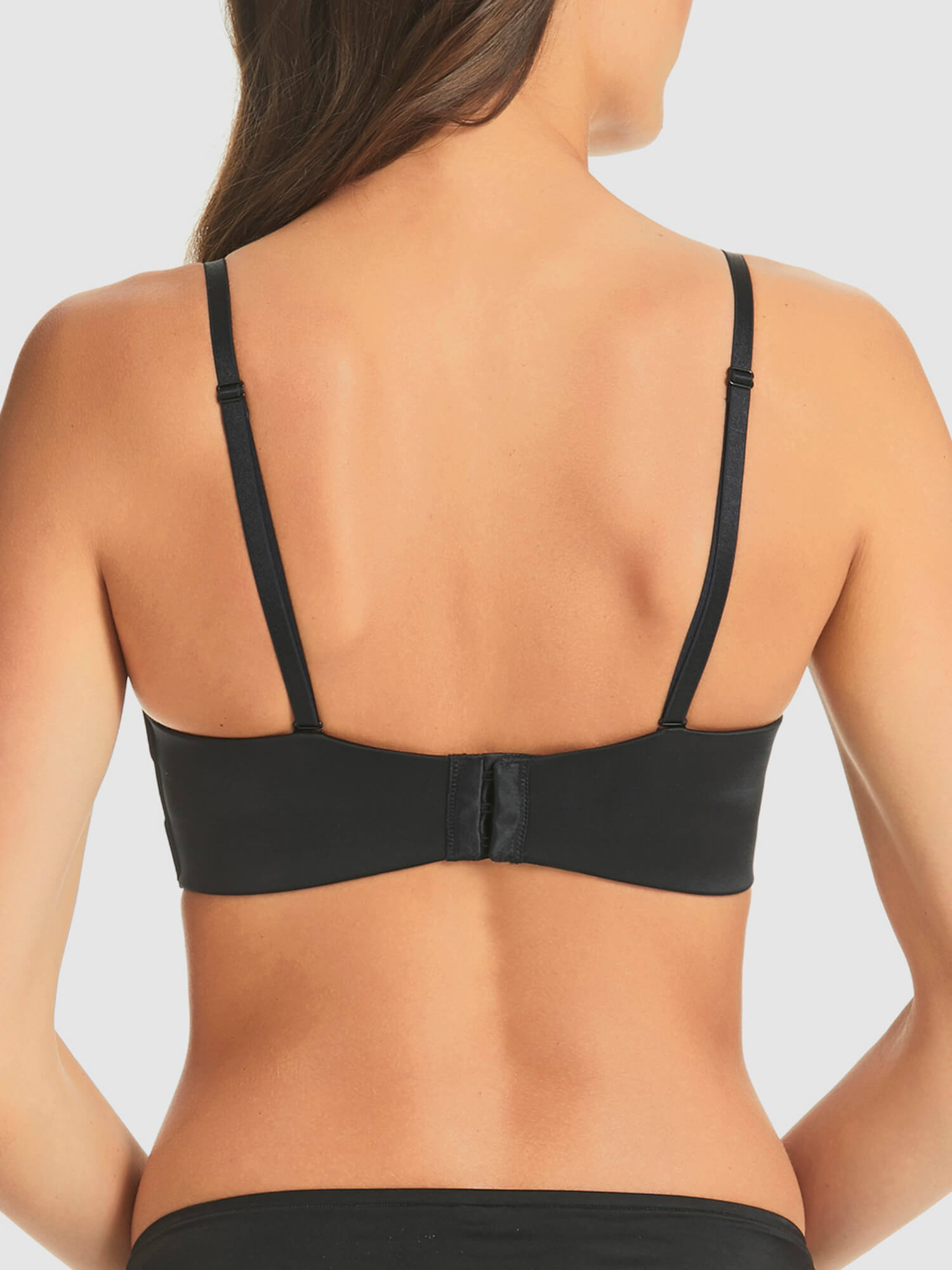 Refined Wireless Strapless Bra in Black by Fine Lines Lingerie