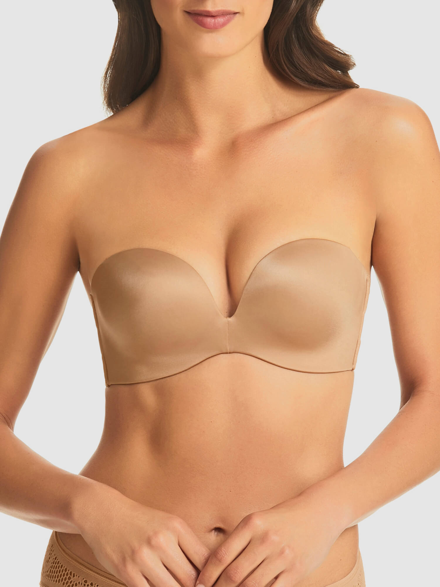 Wonderbra Details About Ultimate Strapless Moulded Cup Bra W032D