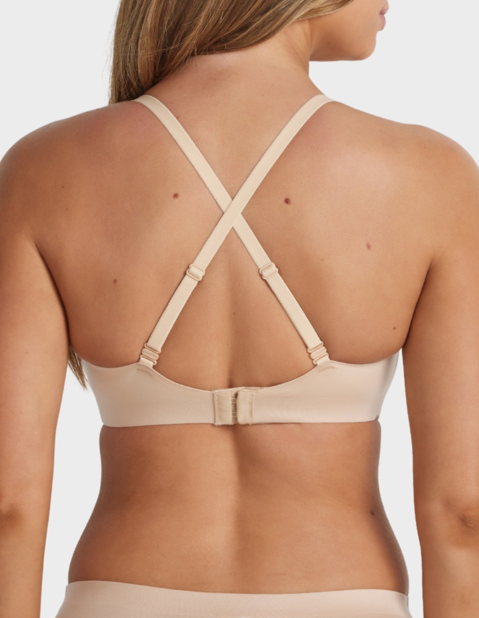 Fine Lines Lingerie Ultrasoft Full Coverage Wirefree Bra in Brush with smooth moulded cups