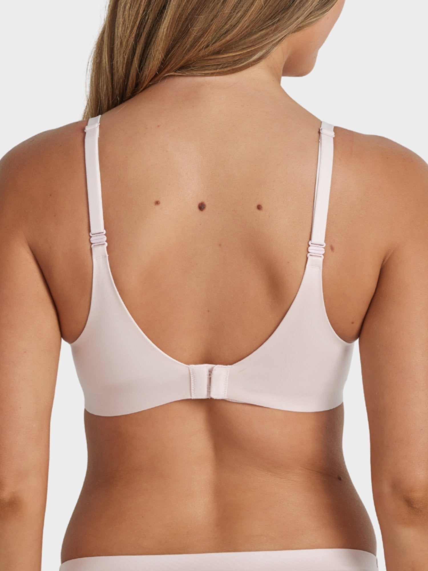 Fine Lines Lingerie Ultrasoft T-Shirt Bra in Powder pink with smooth moulded cups