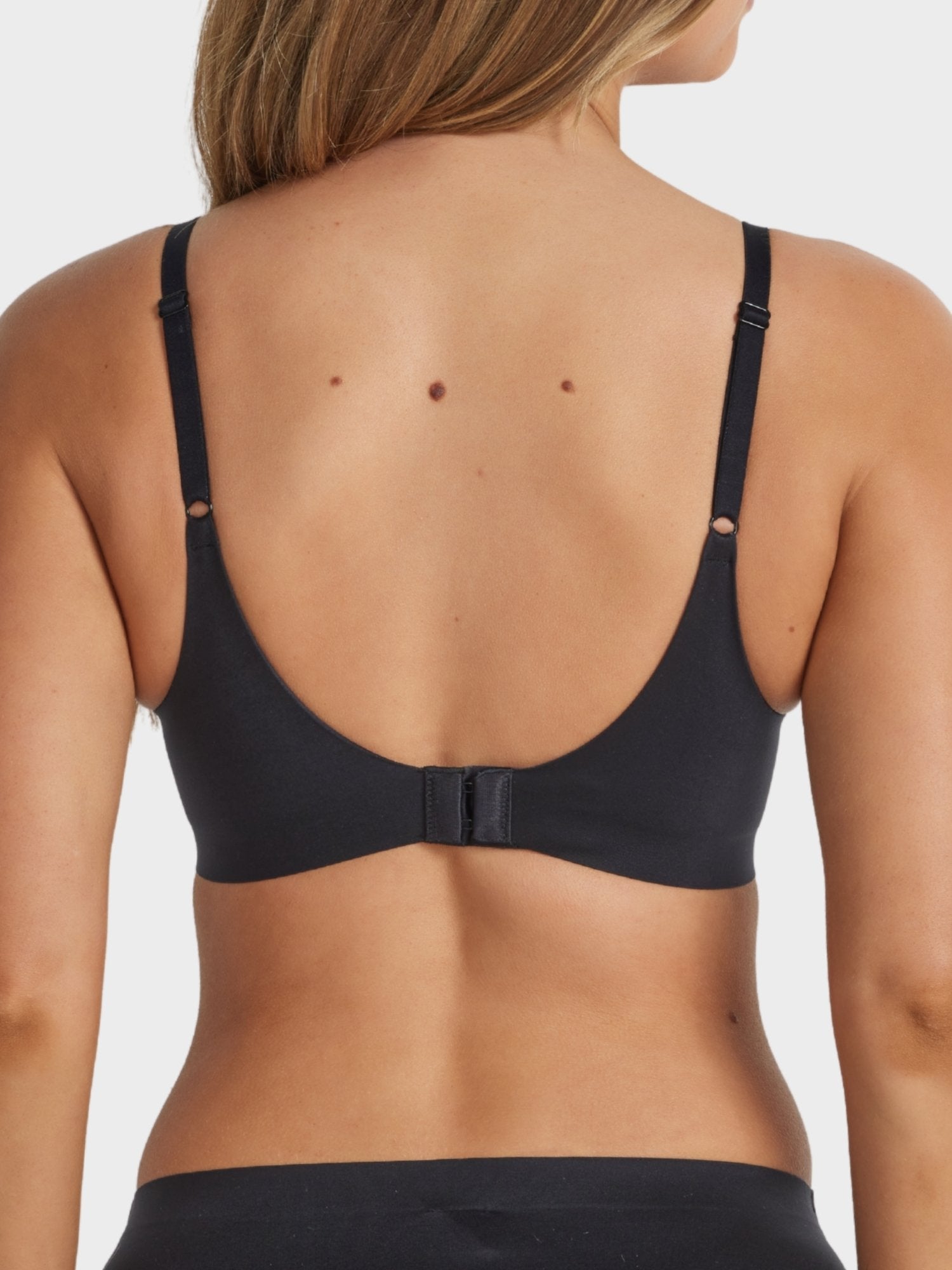 Fine Lines Lingerie Ultrasoft Lift T-Shirt Bra in Black with padded moulded cups