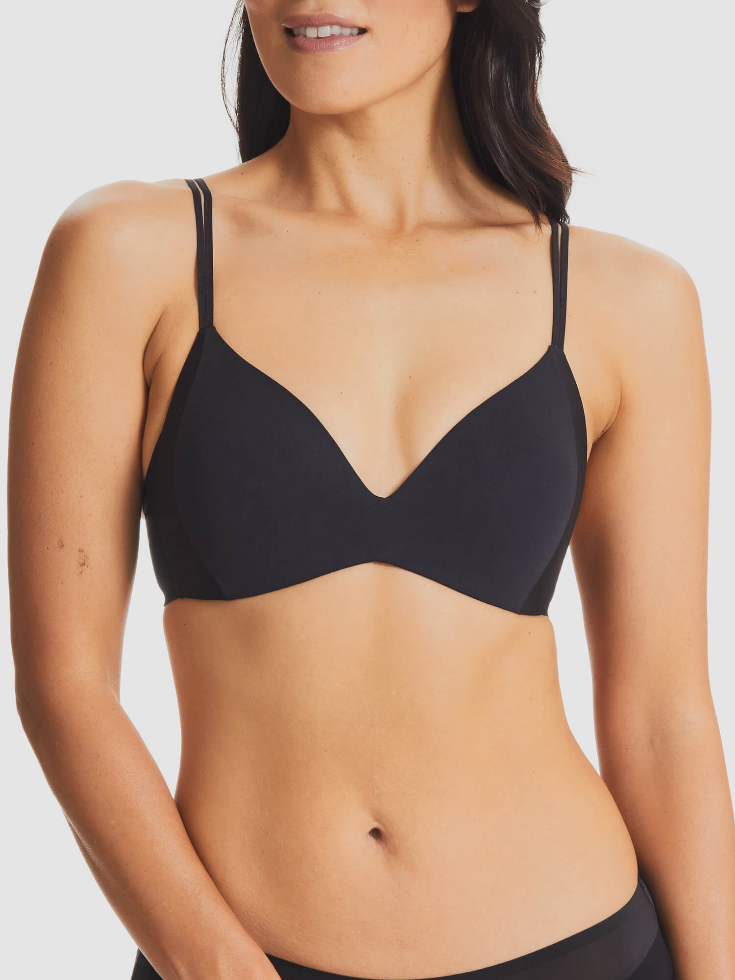 The No-Wire Strapless: Jet Black  Strapless bra, Fashion, Wireless bra