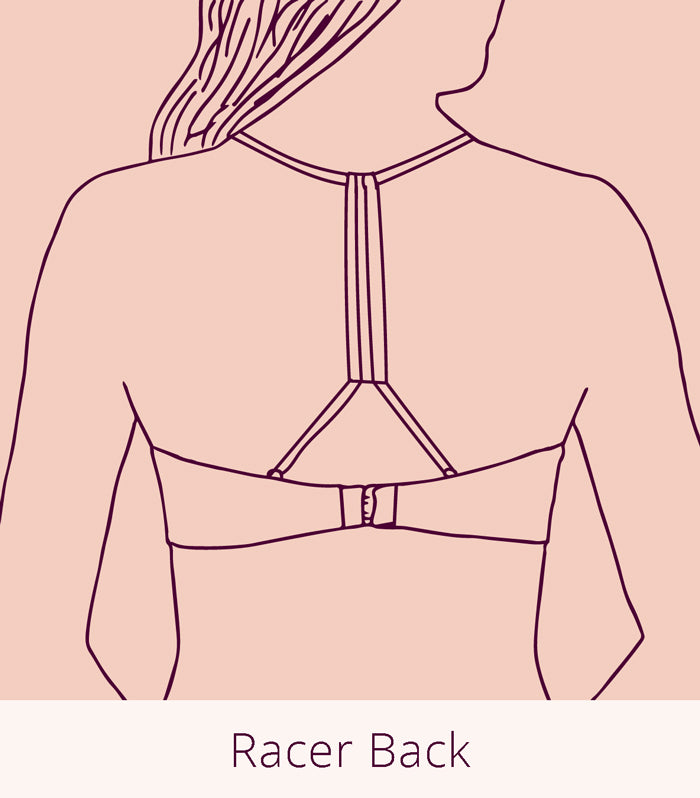 Racer back convertible bra