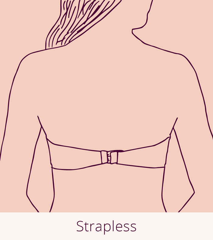 Strapless convertible bra