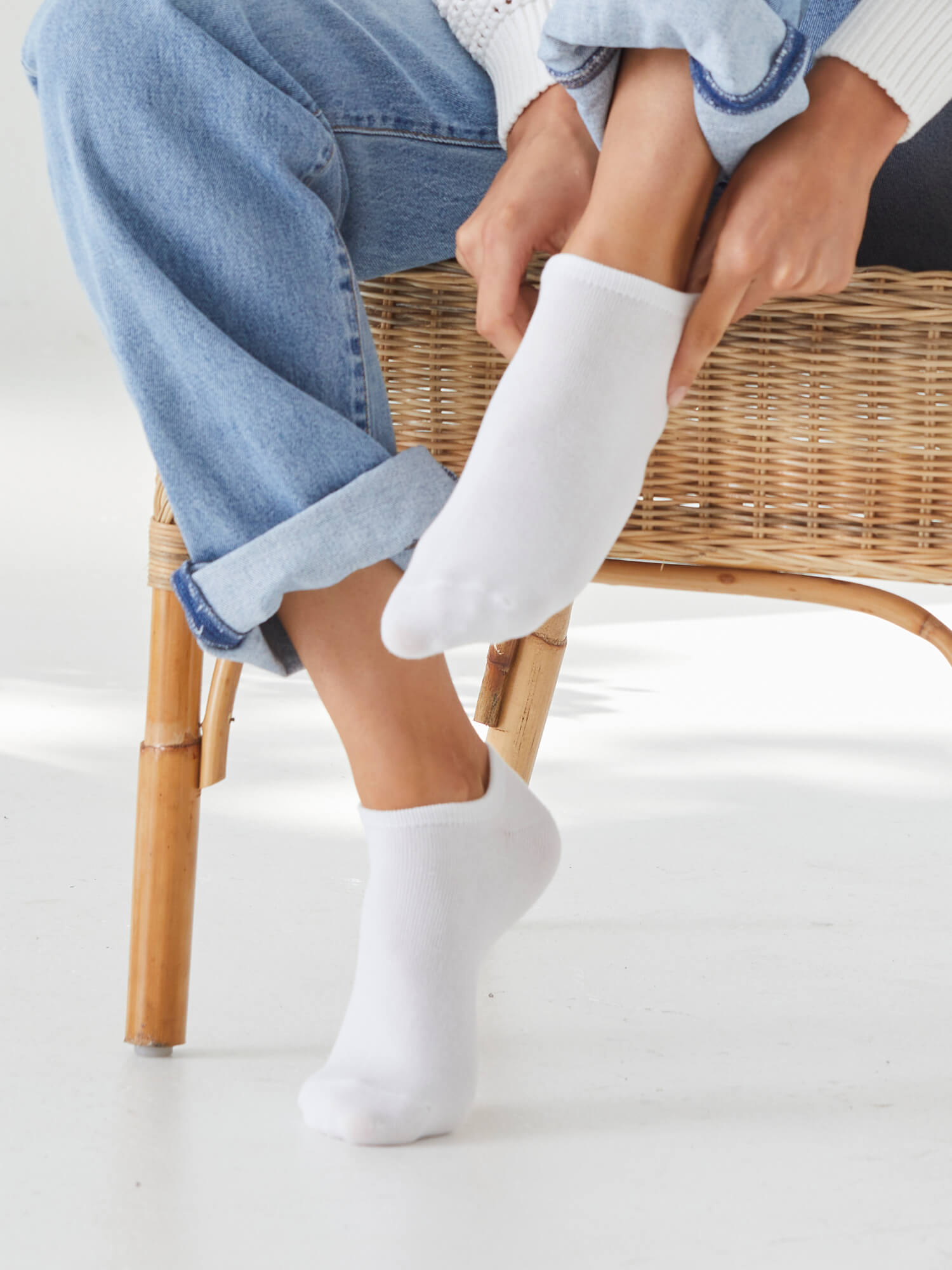 3 Pack Ladies White Low Cut Socks - Buy Women's Socks Online - Fine Lines  Lingerie